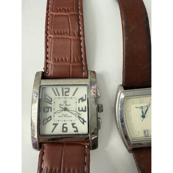 Lot of 3 Watches UNTESTED | Invicta Diamond + Kenneth Cole + Charles Raymond main image 5